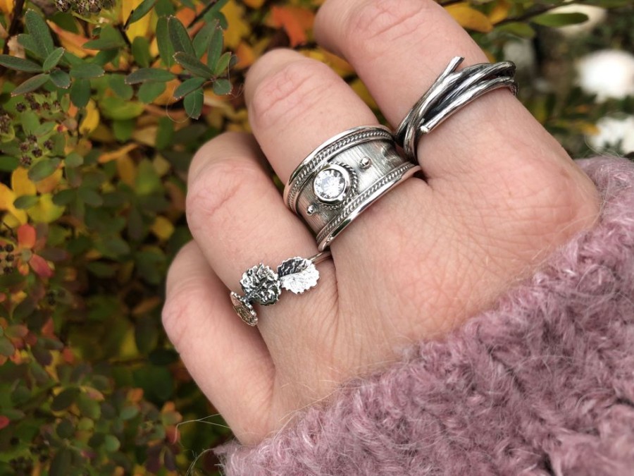 Smykker Huldreverket | Lov Liten Ring, Oksidert